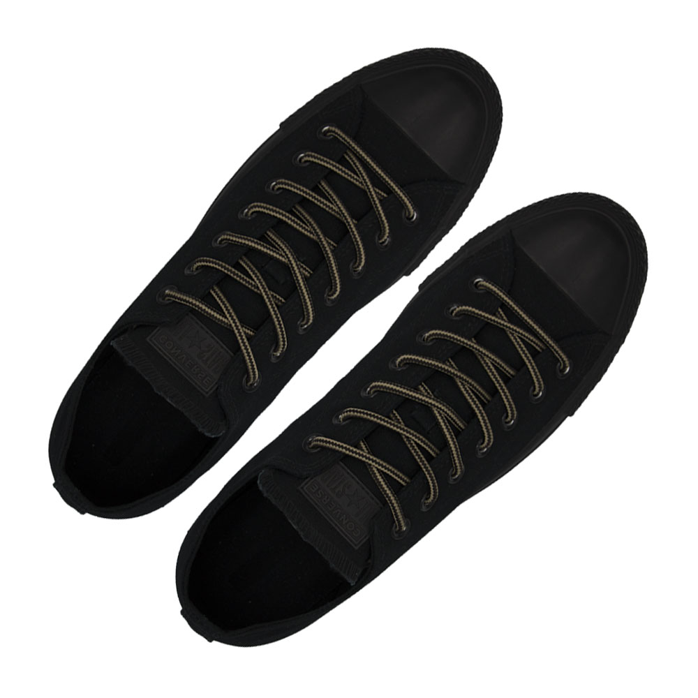 Light Brown Dark Brown Two Tone Bootlace Shoelace 80cm - Ø5mm