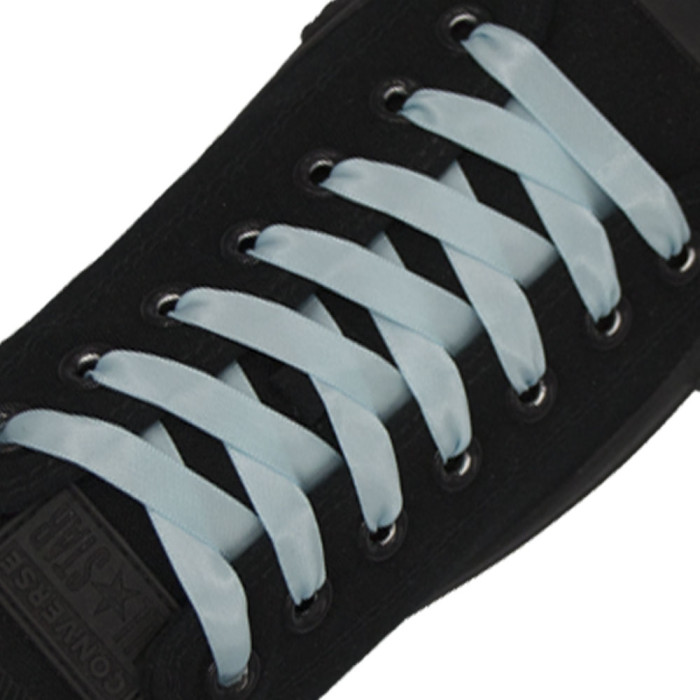 Satin Ribbon Shoelaces - Antique White 1cm Width