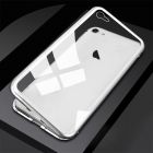 Apple iPhone XS Max Magnetic Metal Frame Glass Case - White