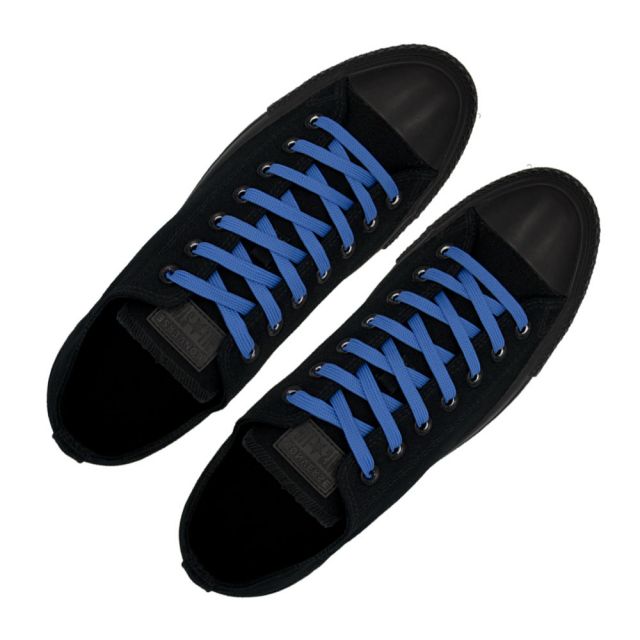 Polyester Shoelace Flat - Blue Length 120cm Width 1cm