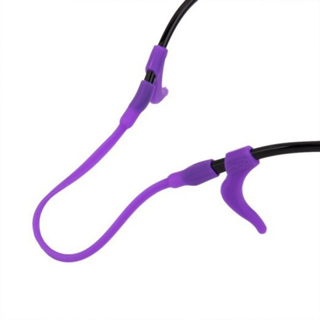 Kids Silicone Ear Hooks Head Band Strap Anti-Slip Grip Purple