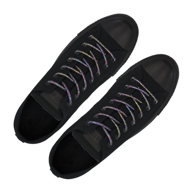 Glitter Shoelace - Multi Colour 50cm Length 4mm Round