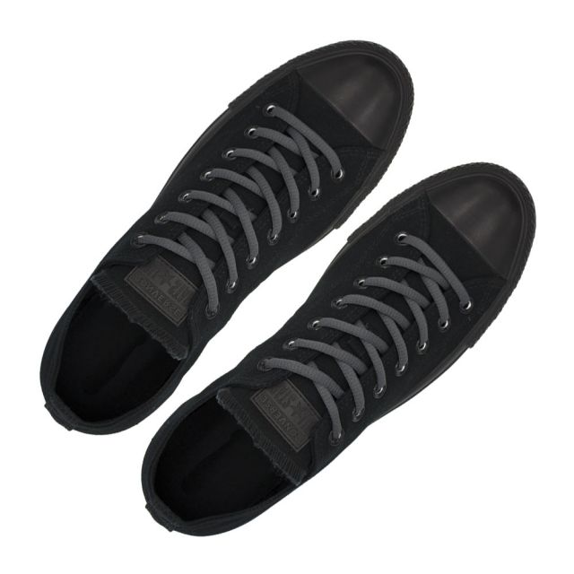 Oval Diameter Ø4mm | Dark Grey | Length 100cm | Sports Shoelace