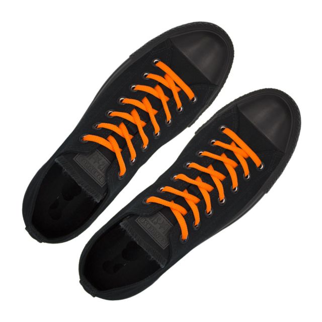 Oval Diameter Ø4mm | Orange | Length 100cm | Sports Shoelace