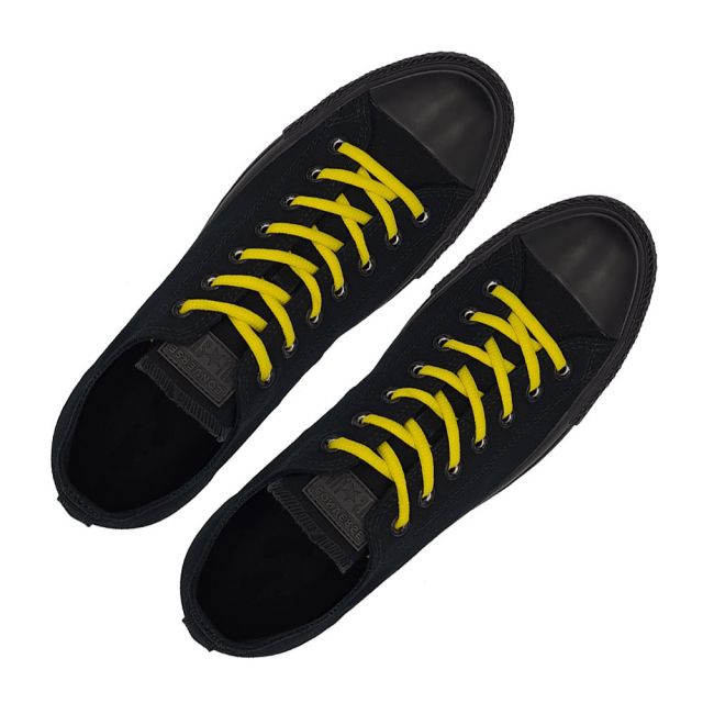 Oval Diameter Ø4mm | Yellow | Length 100cm | Sports Shoelace