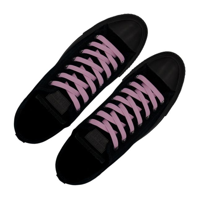 Polyester Shoelace Flat - Pink Length 120cm Width 1cm
