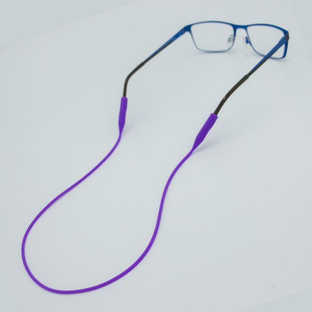 Silicone Glasses Strap Chain Lanyard - Purple