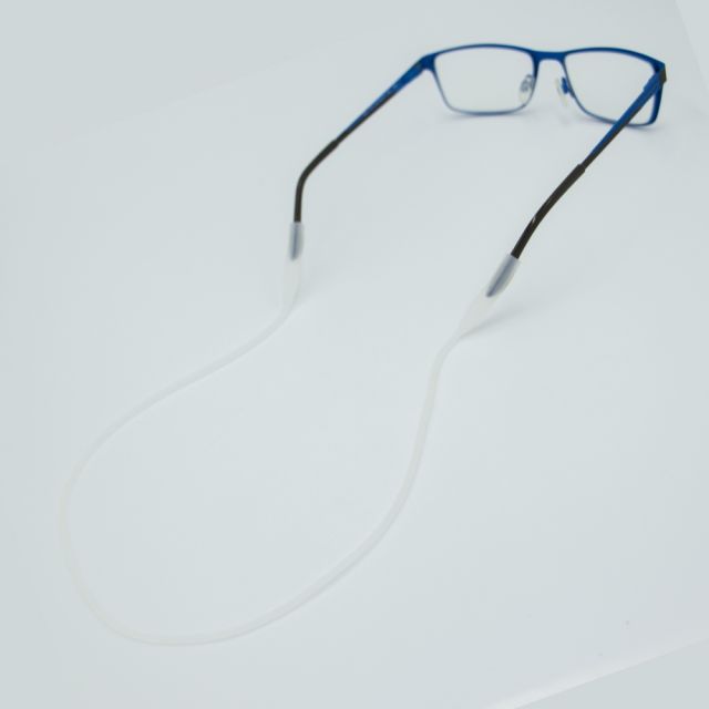 Silicone Glasses Strap Chain Lanyard - White