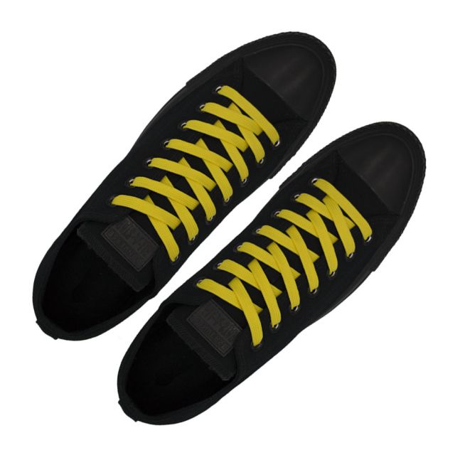 Sports Shoelace Flat - Yellow Length 120cm Width 1cm