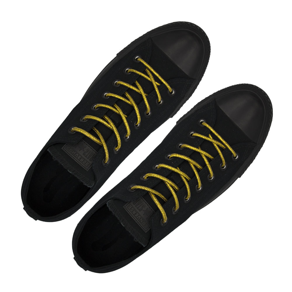 Glitter Shoelace - Dark Gold 50cm Length 4mm Round