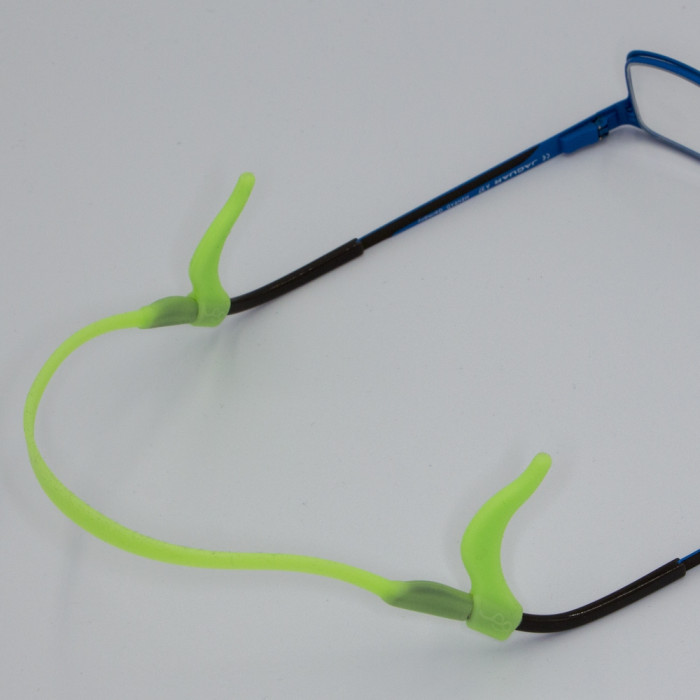 Kids Silicone Ear Hooks Head Band Strap Anti-Slip Grip Light Green