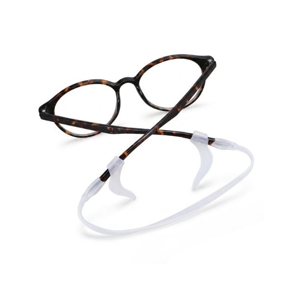 Clear kids glasses lanyard with ear hooks for everyday eyewear — oFashion