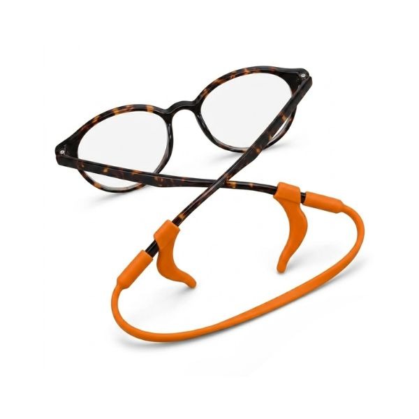 Orange kids glasses lanyard with ear hooks for active wear — oFashion