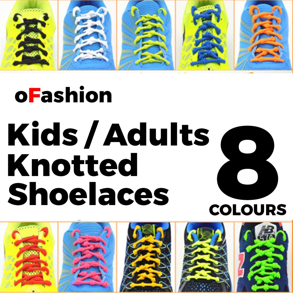 Knotted No Tie Shoelaces 1