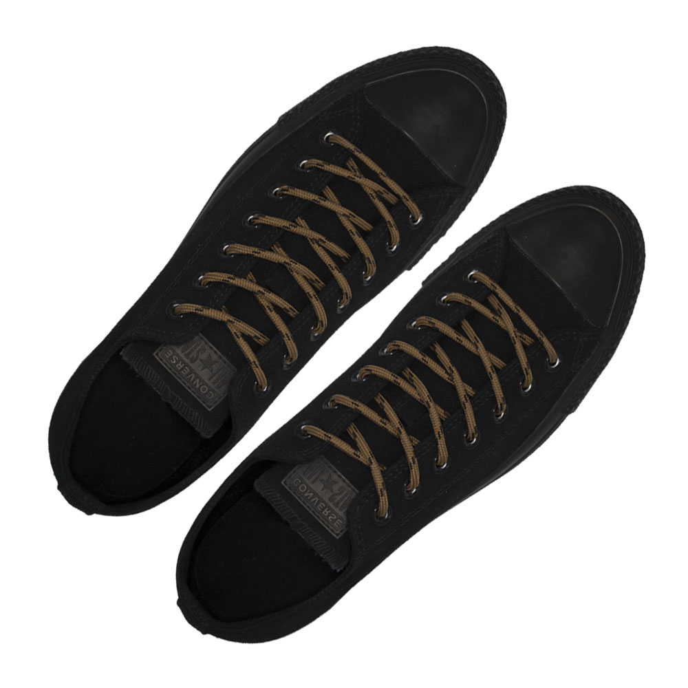 Brown&#x20;with&#x20;Black&#x20;Spots&#x20;-&#x20;Round&#x20;Spotted&#x20;Shoelace&#x20;-&#x20;Length&#x20;120cm&#x20;&#xD8;4mm