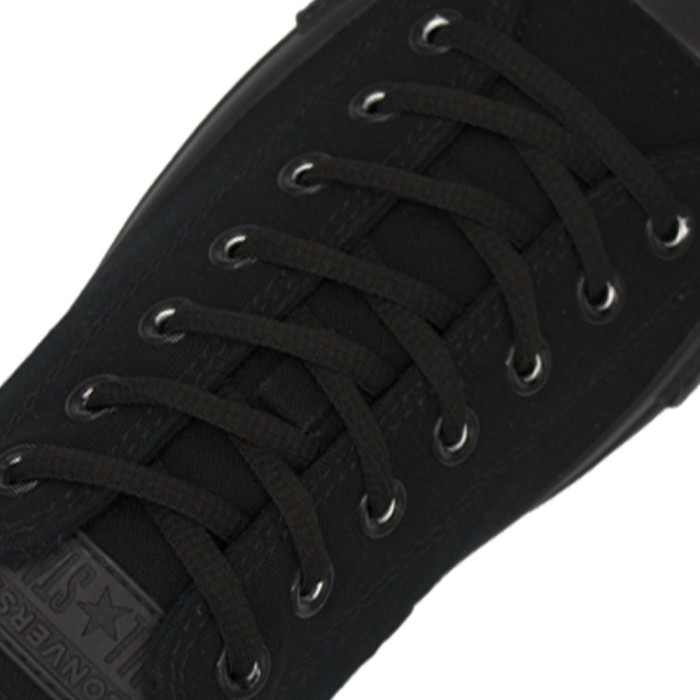Oval Diameter Ø4mm | Black | Sports Shoelace