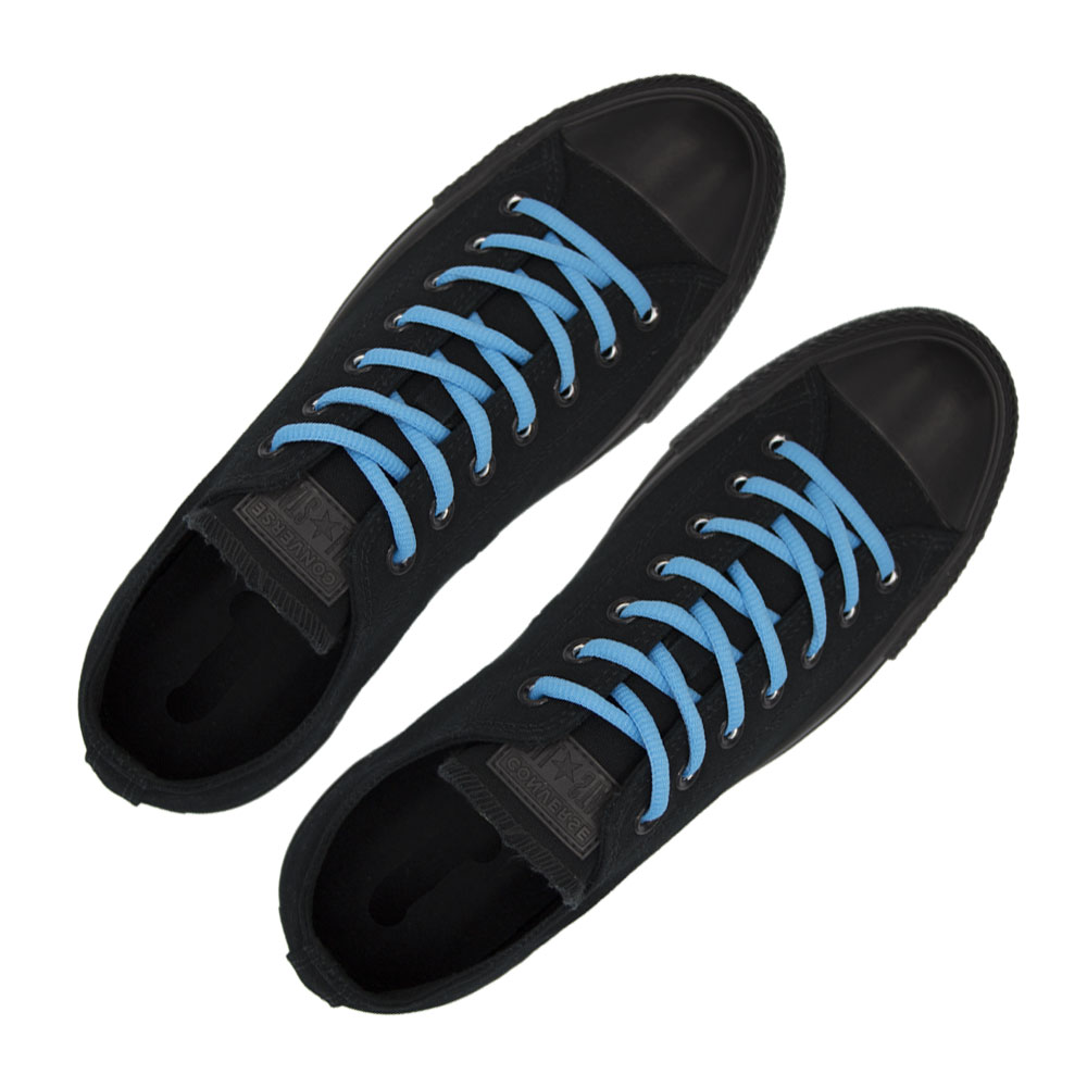 Oval Diameter Ø4mm | Sky Blue | Length 100cm | Sports Shoelace