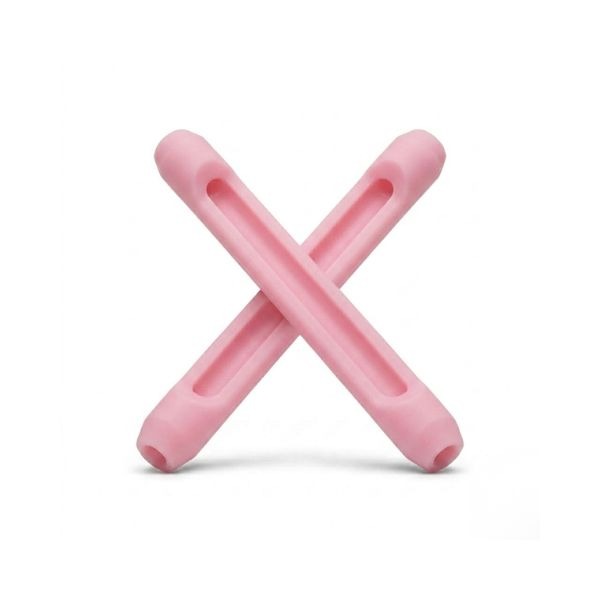 Black silicone ear tubes for glasses comfort and grip — oFashion