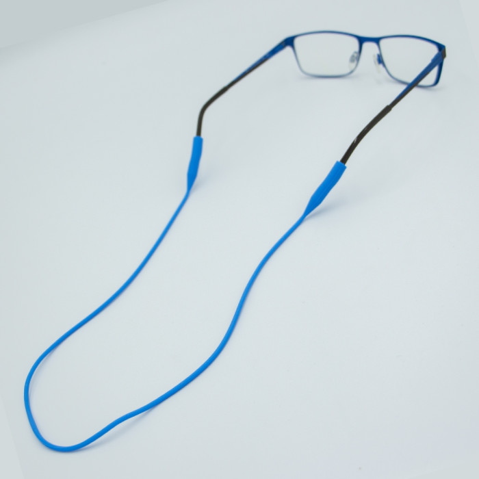 Silicone Glasses Strap Chain Lanyard - Blue