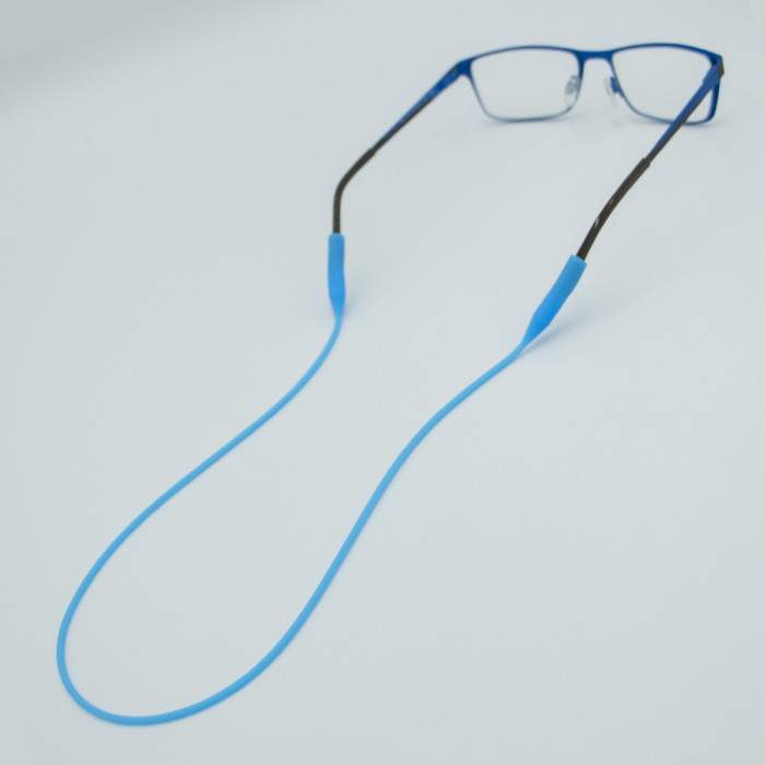 Silicone Glasses Strap Chain Lanyard - Light Blue