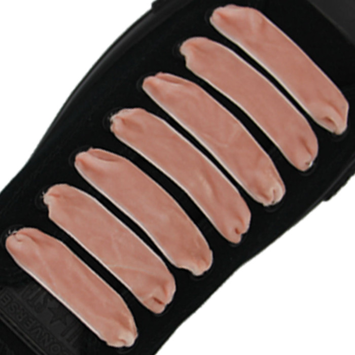 Light Pink Velvet Shoelace - 15mm Flat