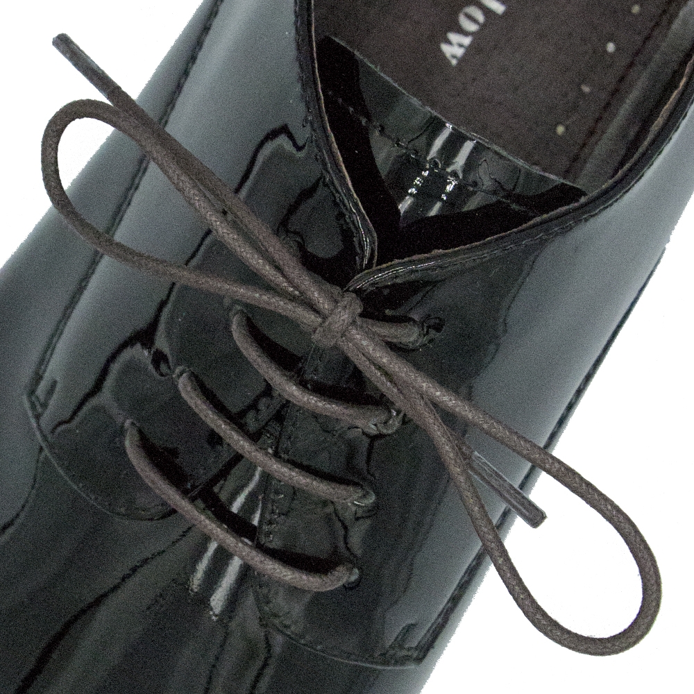 Waxed&#x20;Cotton&#x20;Dress&#x20;Shoelaces&#x20;-&#x20;Dark&#x20;Brown&#x20;60cm&#x20;Length&#x20;2mm&#x20;Round