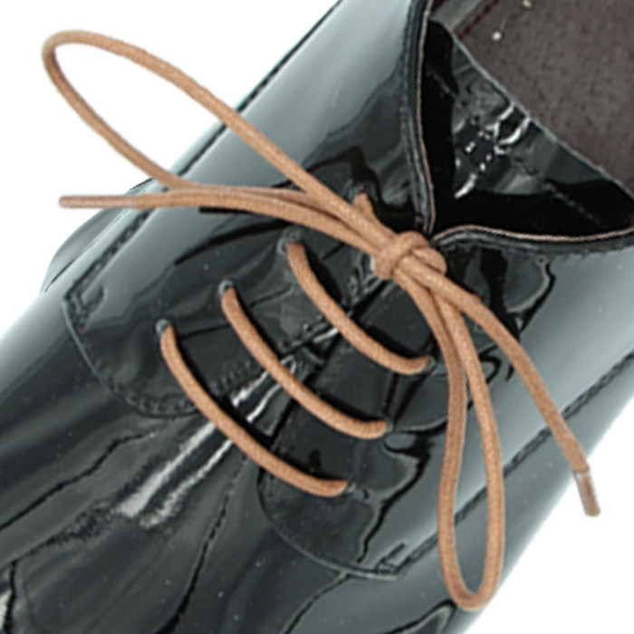Brown Wax Shoelace - Round 3mm