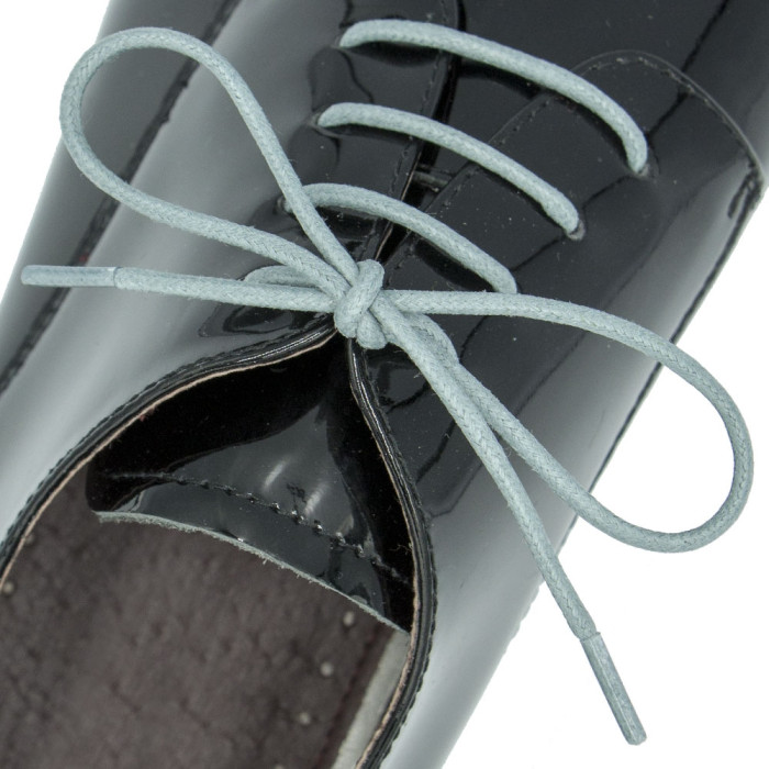 Grey Wax Shoelace - Round 2.5mm