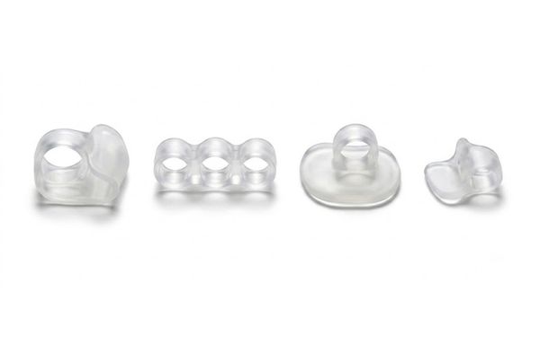 Silicone toe health products including toe separators and bunion comfort supports